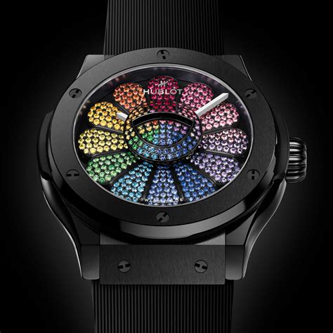 hublot x takashi murakami.|takashi murakami Hublot watch.